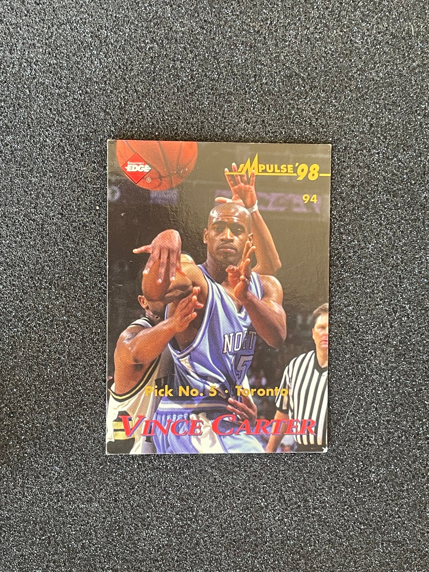 1998-99 Collector’s Edge Impulse Vince Carter / Tracy McGrady Dual Card #94 – Raptors
