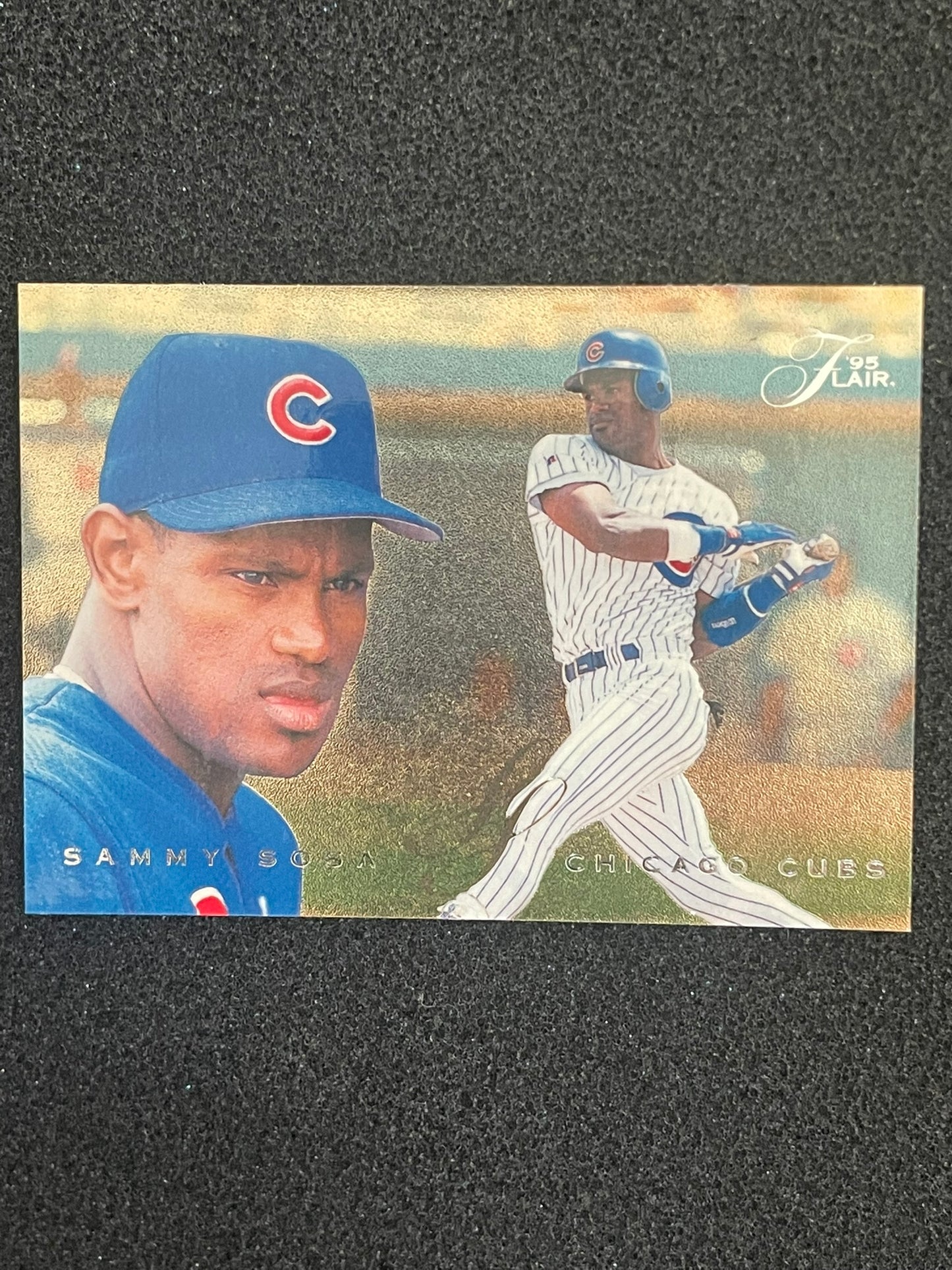 1995 Flair Sammy Sosa #334 Chicago Cubs Baseball Card – Fleer