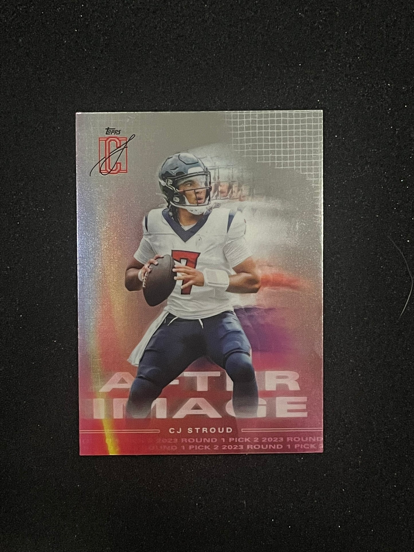 CJ Stroud 2025 Topps After Image AI-4 Houston Texans Rookie Insert Football Card