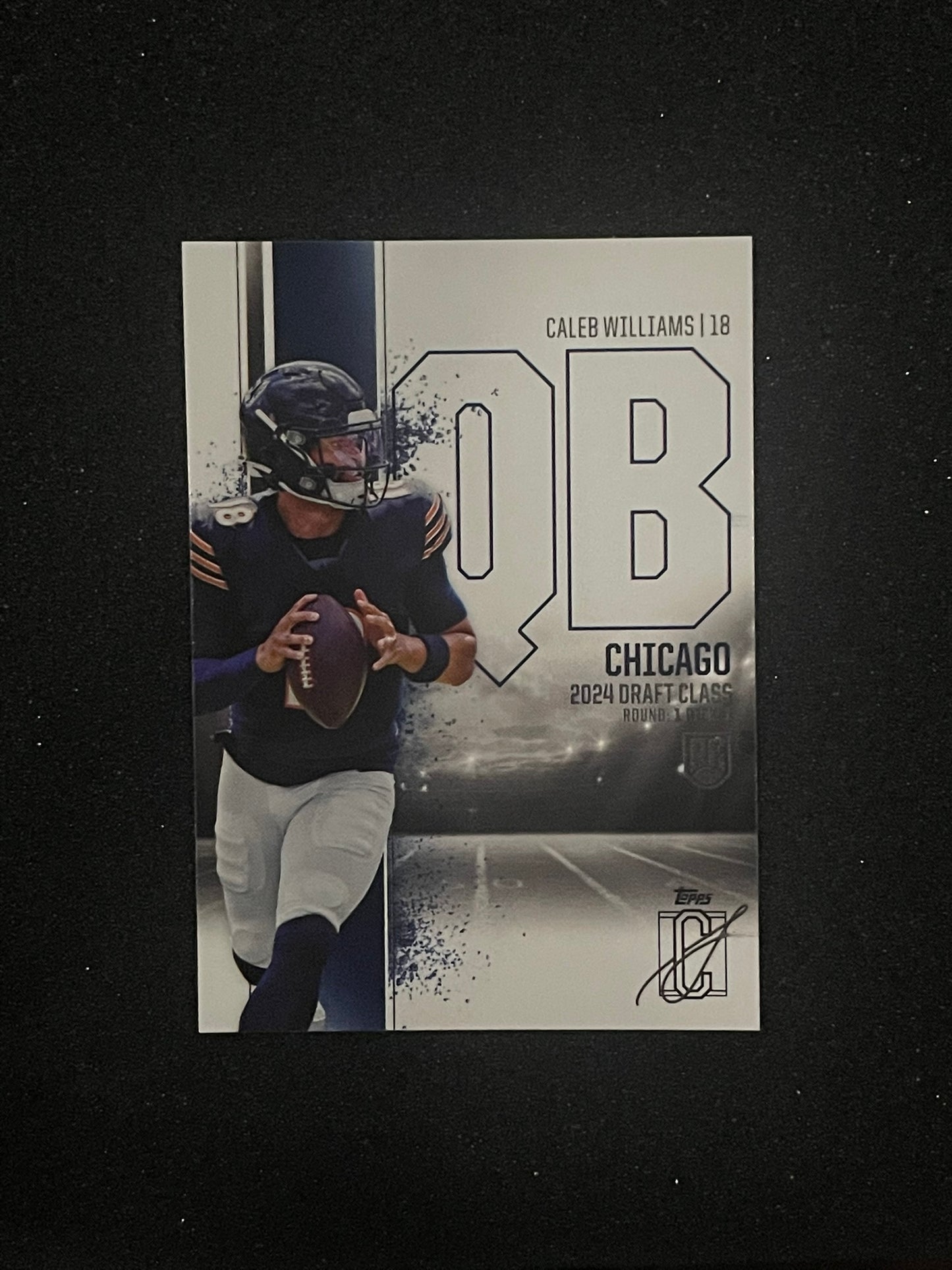 2025 Topps Caleb Williams Rookie Card #84 – QB Draft Class, Chicago Bears