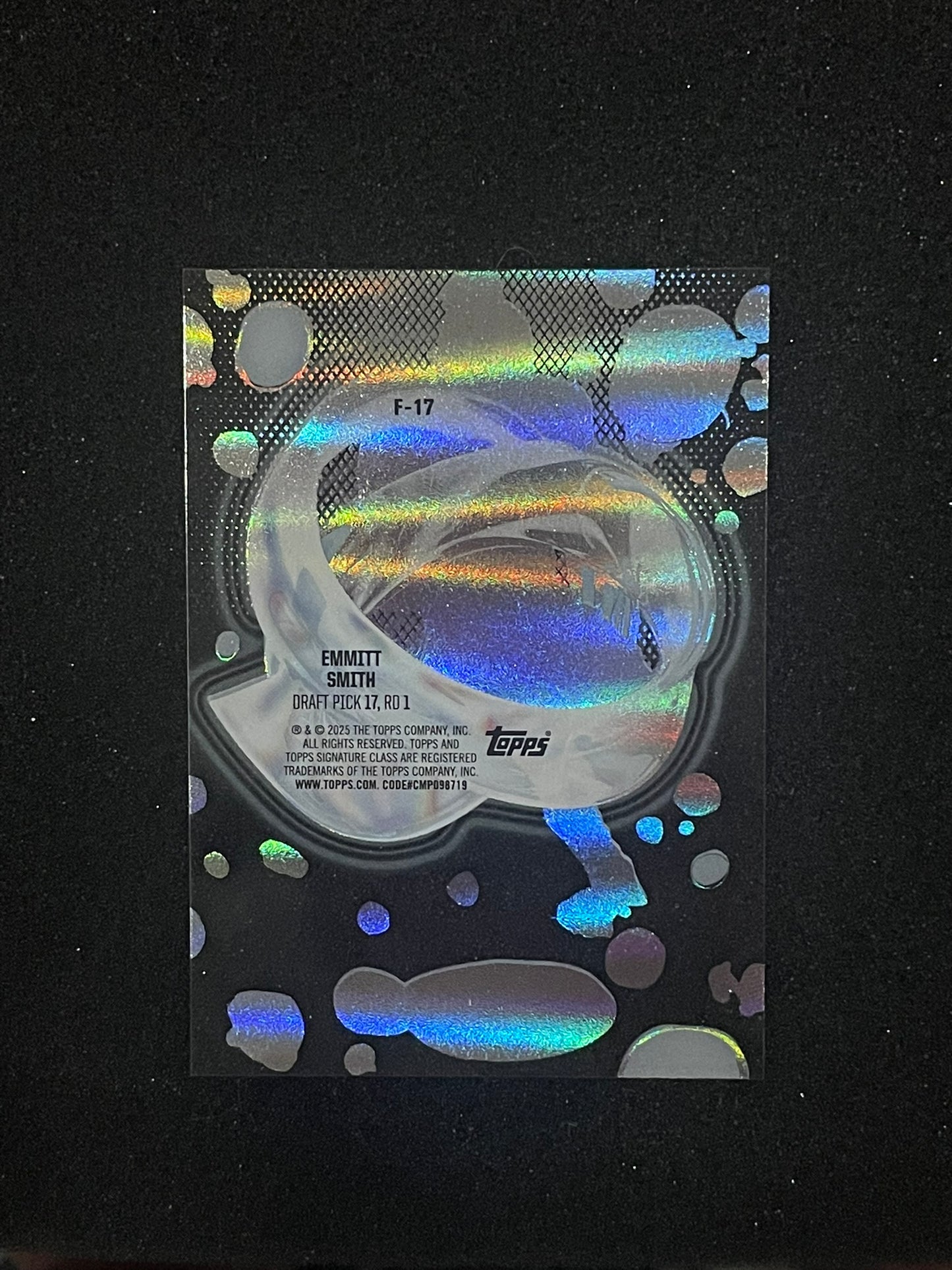 2024 Topps Signature Class Emmitt Smith F-17 Foil Insert – Dallas Cowboys