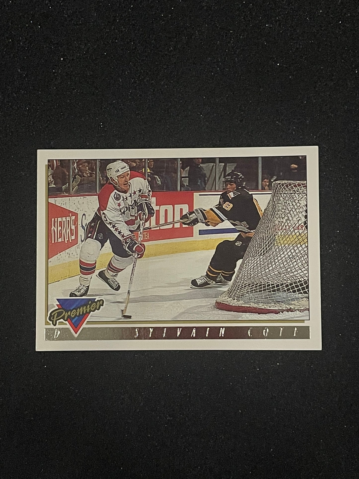 1993 Topps Premier Sylvain Cote #138 Washington Capitals NHL Hockey Card