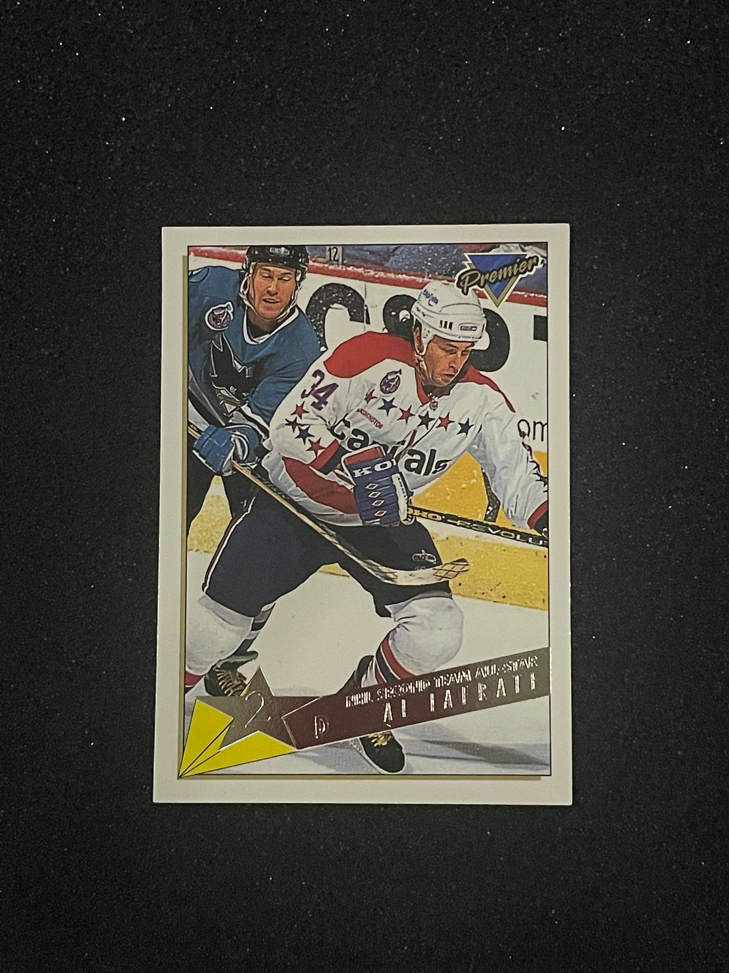 1993-94 Topps Premier Ray Bourque #172 NHL First Team All-Star Insert Hockey Card