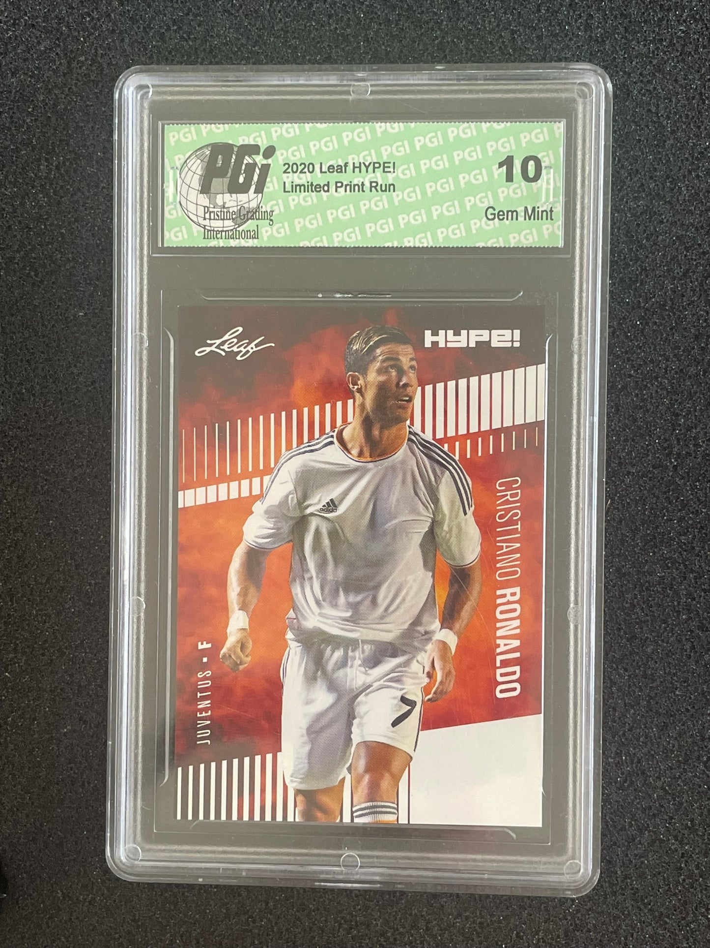 2020 Leaf HYPE! Cristiano Ronaldo #47 (PGI 10 Gem Mint)