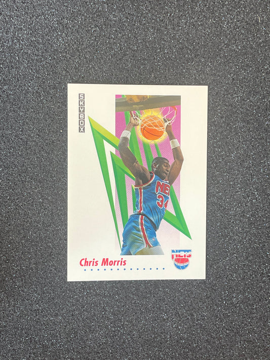 1991 SkyBox Chris Morris Basketball Card #185 – New Jersey Nets