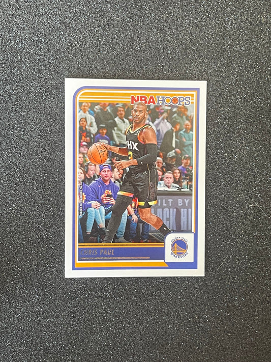 2023-24 NBA Hoops Chris Paul #102 Golden State Warriors Base Card