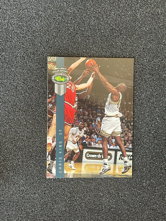1992 Classic Four Sport Draft Picks Chris King Rookie Card #32 – Wake Forest / Seattle SuperSonics