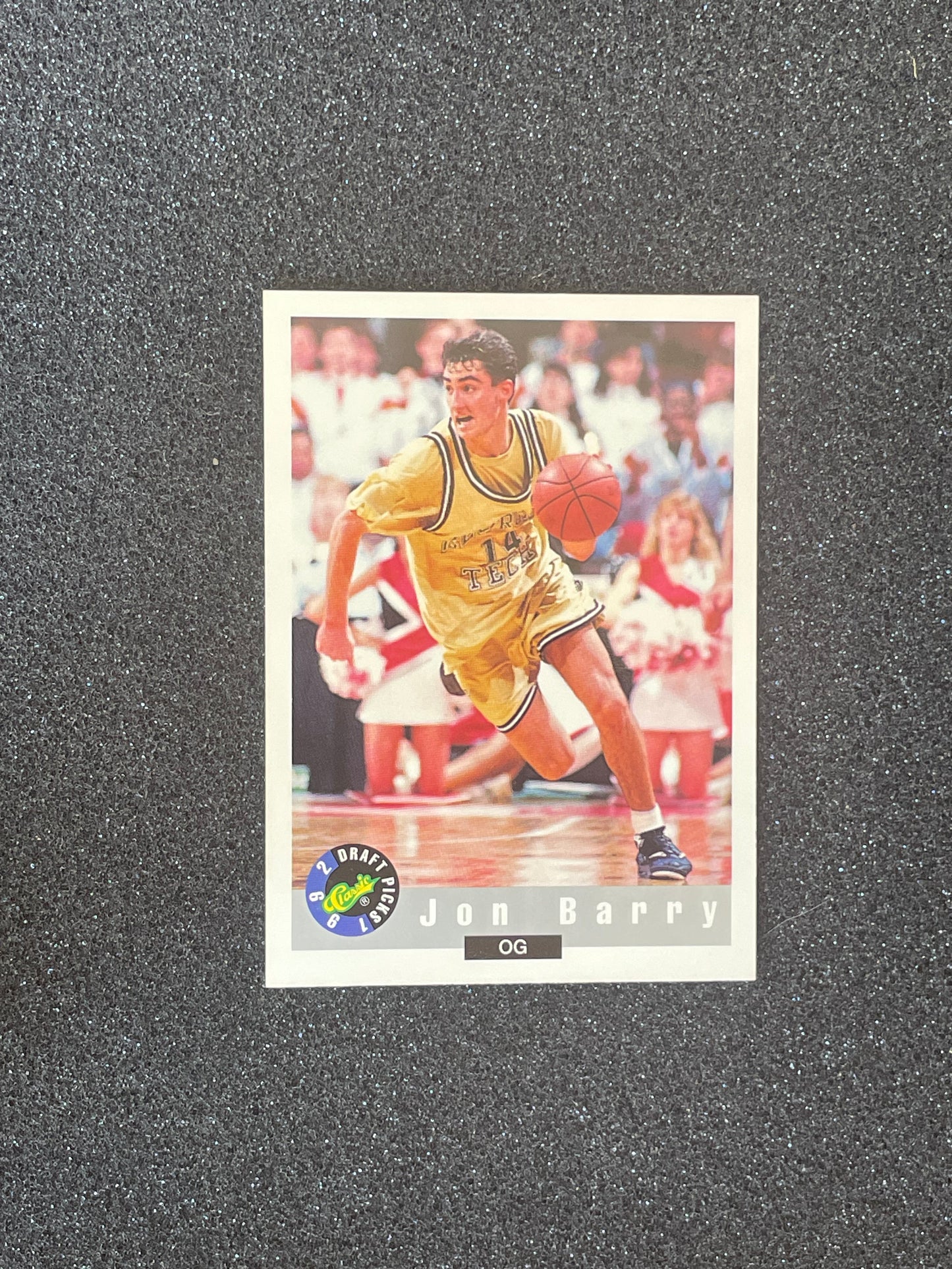 1992 Classic Draft Picks Jon Barry Rookie Card #25 – Georgia Tech / Celtics Draft Pick