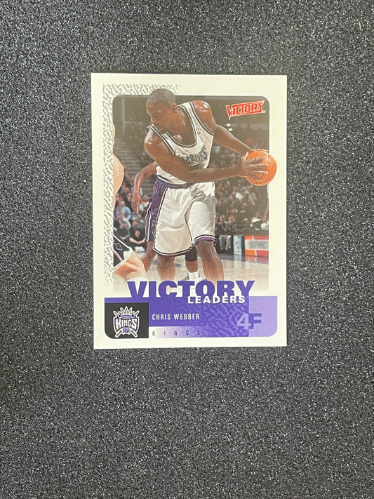 1999-00 Upper Deck Victory Leaders #254 Chris Webber – Sacramento Kings