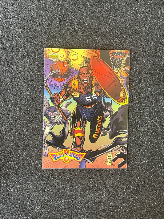 1992-93 Upper Deck Fanimation Dikembe Mutombo “The Warrior” #509 – Insert