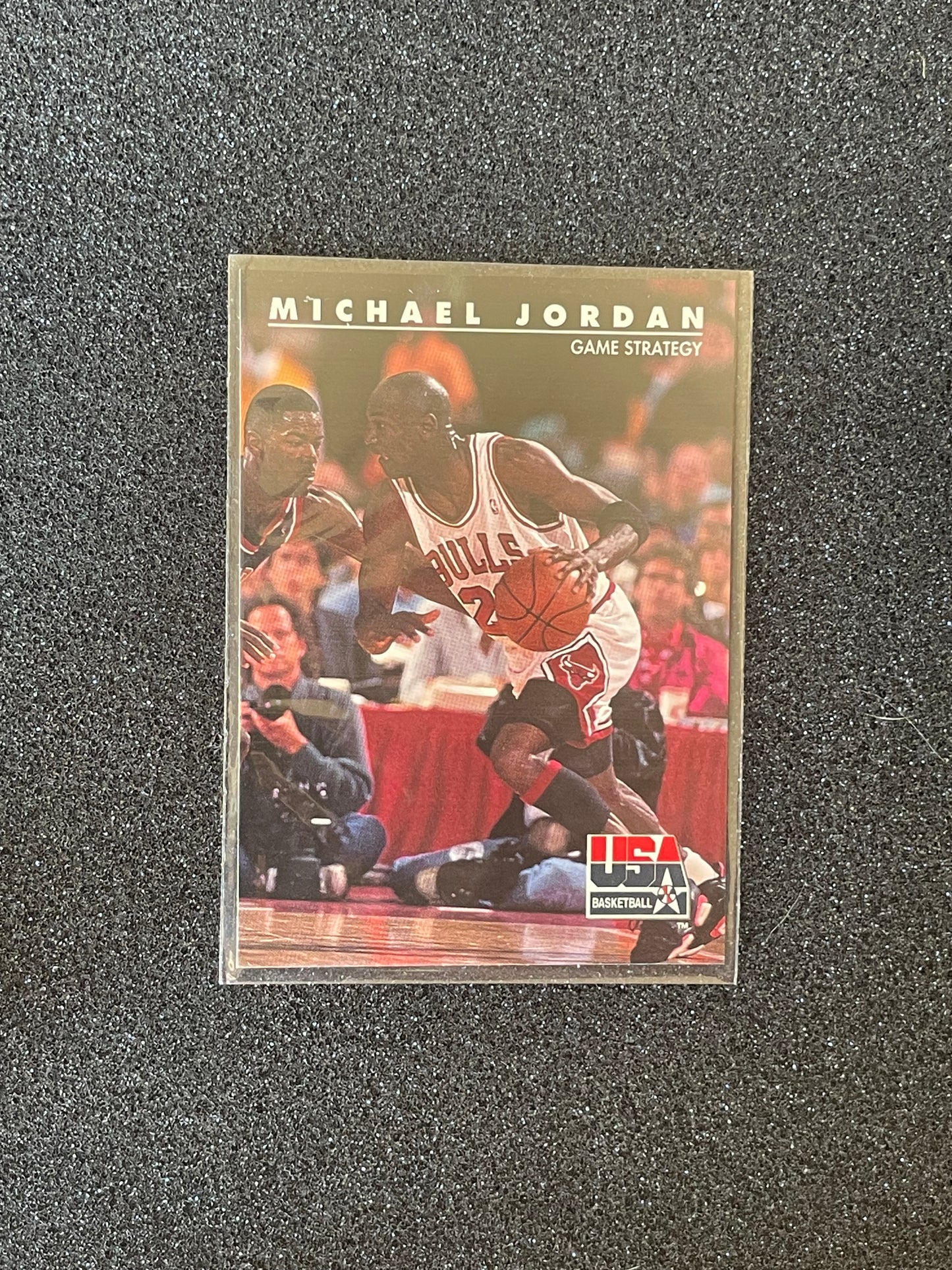 1992 SkyBox USA Basketball Michael Jordan #39 Game Strategy
