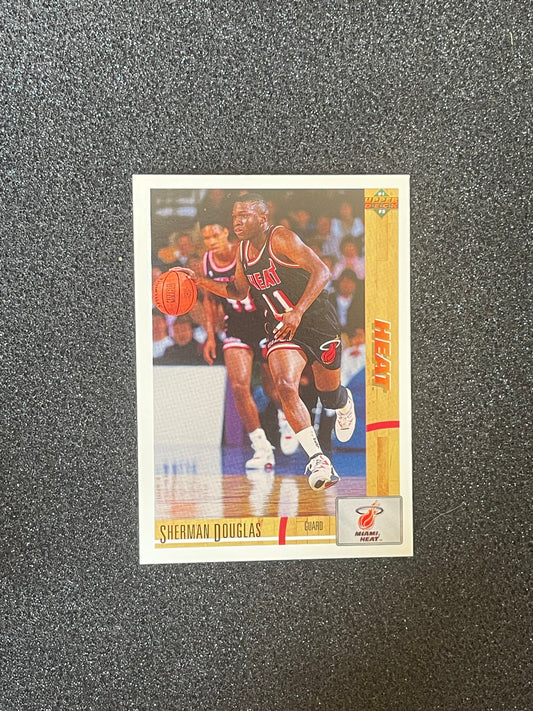1991-92 Upper Deck Sherman Douglas Basketball Card #122 – Miami Heat