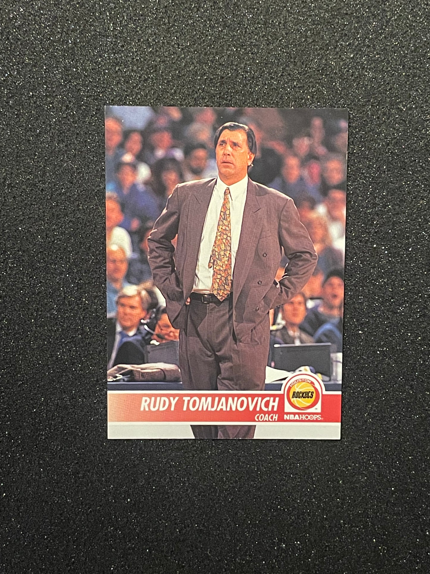 1994 SkyBox NBA Hoops Rudy Tomjanovich Coach Card #283 - Houston Rockets