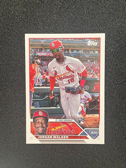 2023 Topps #344 Jordan Walker Rookie Card – St. Louis Cardinals – Complete Set RC