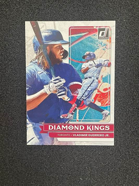 2022 Donruss Diamond Kings Vladimir Guerrero Jr. Insert – Toronto Blue Jays