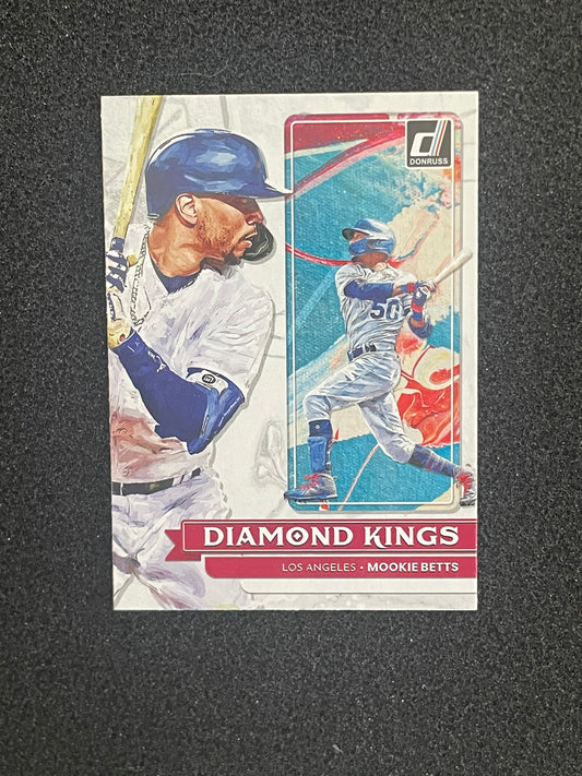 2022 Donruss Diamond Kings Mookie Betts – Los Angeles Dodgers