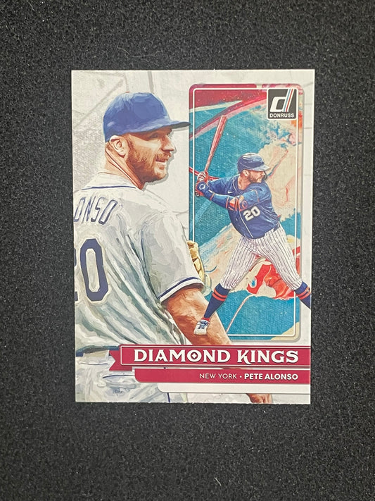 2022 Donruss Diamond Kings Pete Alonso #18 – New York Mets Insert