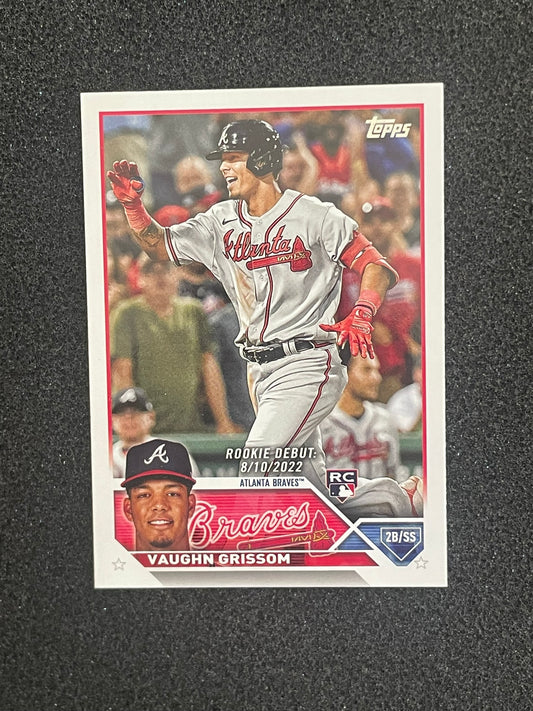 2023 Topps Update Rookie Debut Vaughn Grissom #US24 Atlanta Braves RC