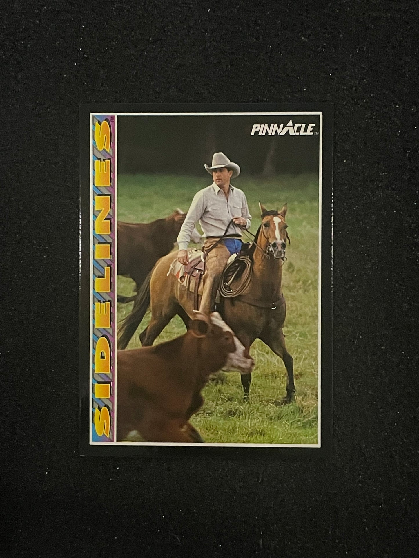 1992 Pinnacle Nolan Ryan “Sidelines – Cattle Rancher” Insert #294