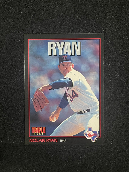 1993 Leaf Triple Play Nolan Ryan #96 Texas Rangers Baseball Card