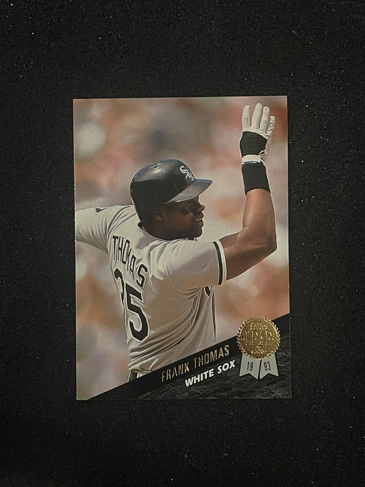1993 Leaf Frank Thomas #195 Chicago White Sox Baseball Card