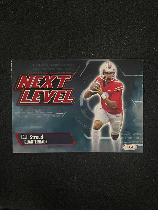2023 SAGE Next Level C.J. Stroud Rookie Football Card #81 – Ohio State