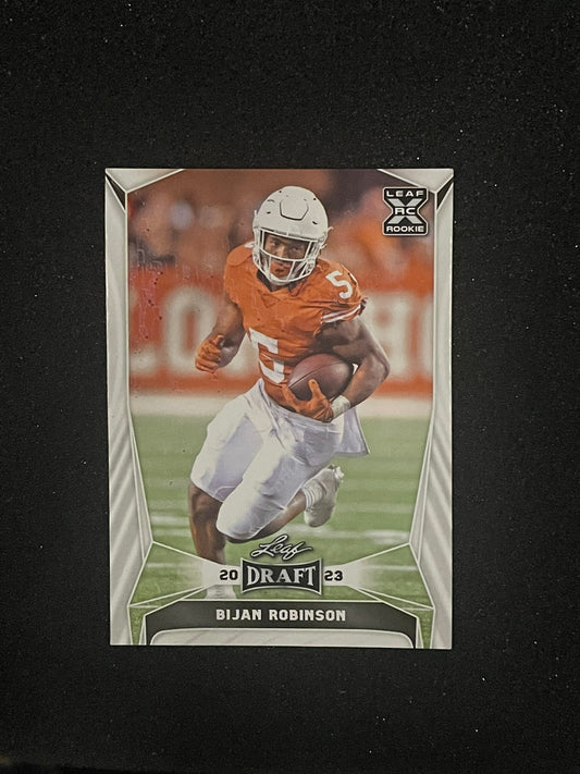 2023 Leaf Draft Bijan Robinson Rookie Card #41 – Texas Longhorns | NFL Prospect
