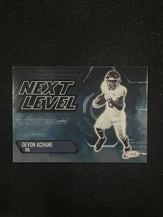 2023 SAGE Next Level Devon Achane Football Card #200 – Texas A&M