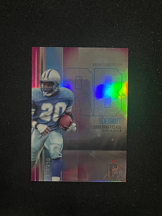 Barry Sanders 2025 Topps Signature Class Draft Class /250 – Detroit Lions Football Card