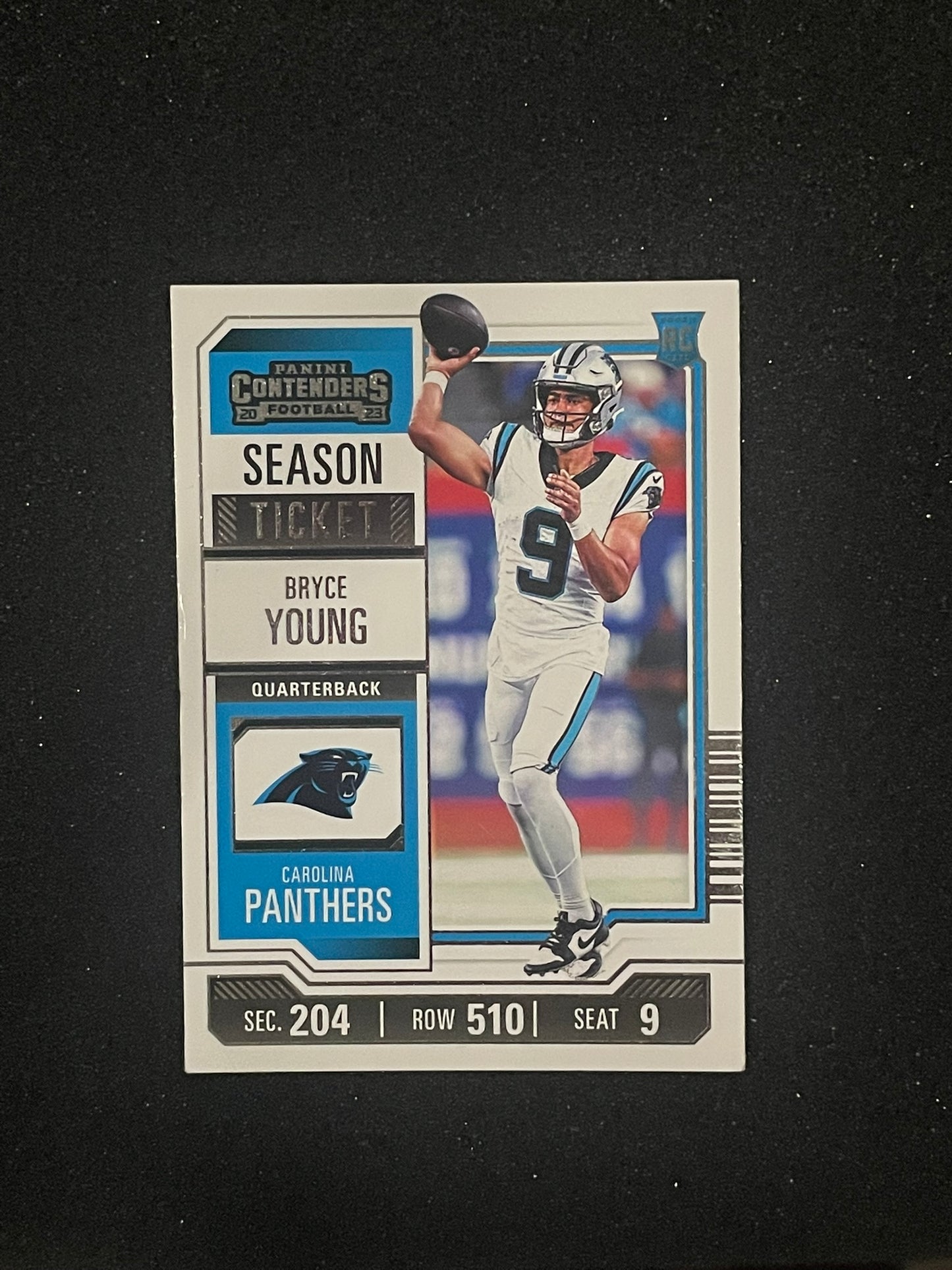 2023 Panini Contenders Bryce Young Rookie Card – Carolina Panthers