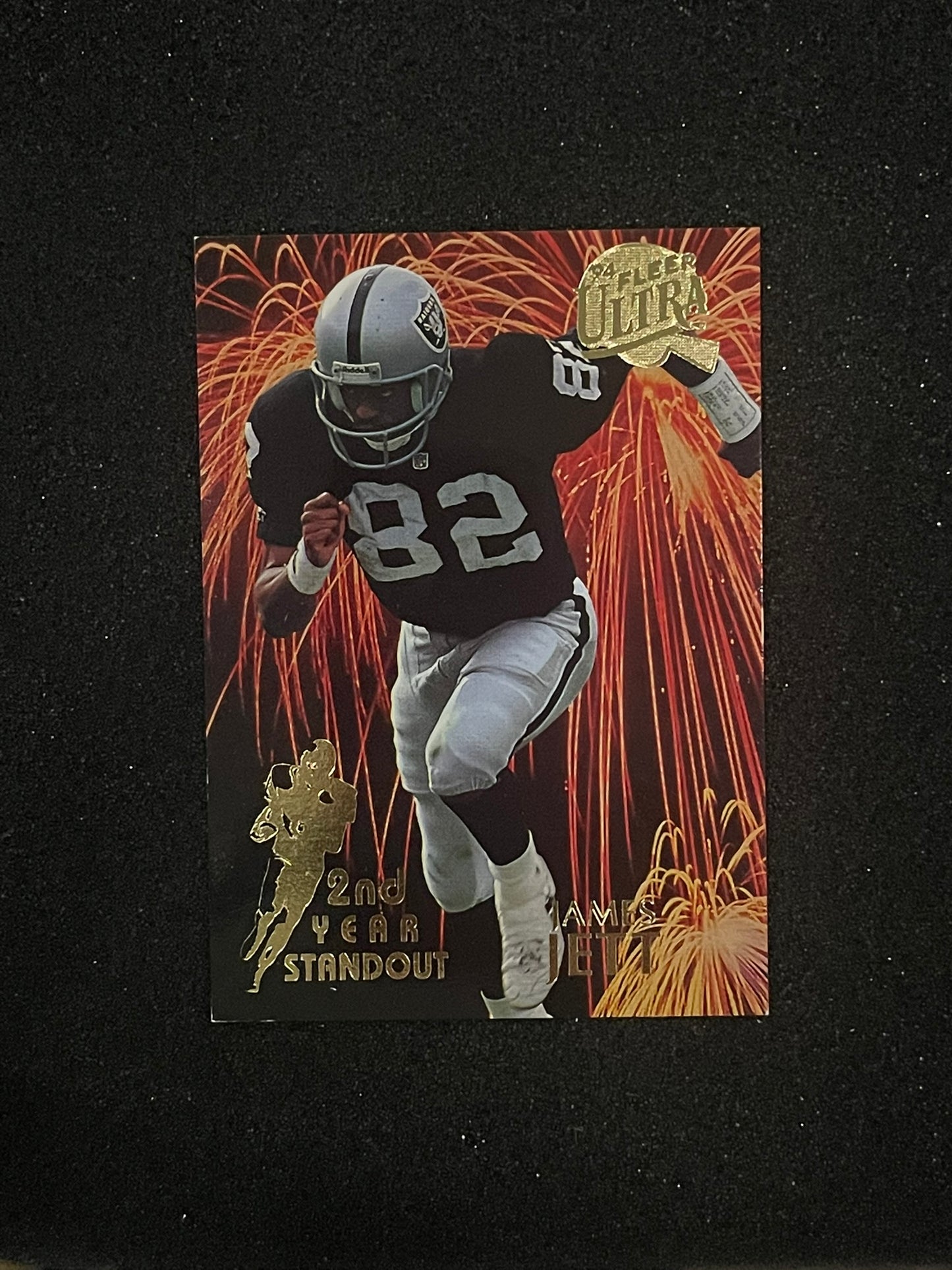 James Jett 1994 Fleer Ultra "2nd Year Standout" Insert #8 of 15 - Raiders