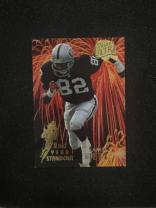 James Jett 1994 Fleer Ultra "2nd Year Standout" Insert #8 of 15 - Raiders