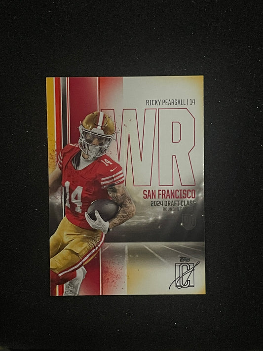 2025 Topps Ricky Pearsall Rookie Card – 49ers 2024 Draft Class | NFL RC