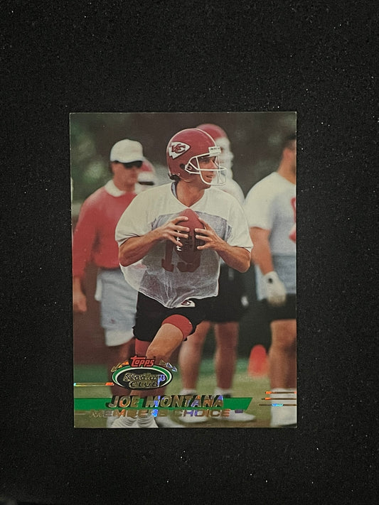 1993 Topps Stadium Club Joe Montana Members Choice – Kansas City Chiefs