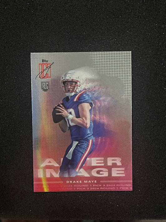 2024 Topps Signature Class Drake Maye "After Image" Rookie Insert – AI-8 | New England Patriots