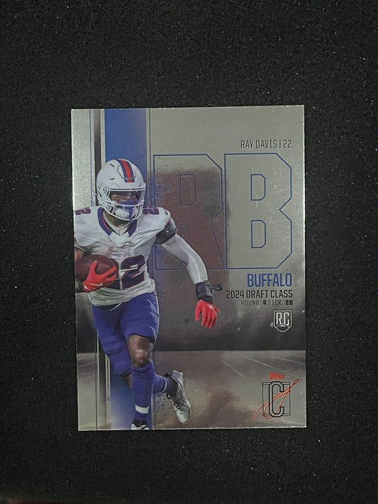 2024 Topps Signature Class Ray Davis Rookie Parallel Card – Buffalo RB | RCV-15