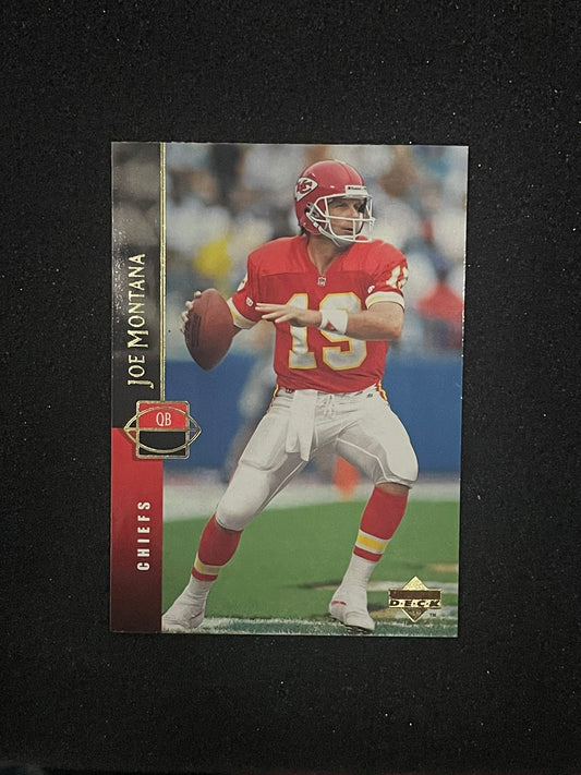 1994 Upper Deck Joe Montana #133 Kansas City Chiefs NFL Football Card