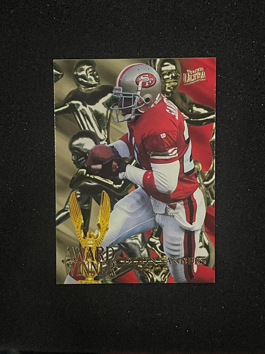1995 Fleer Ultra Deion Sanders Award Winner #5 of 6 – San Francisco 49ers