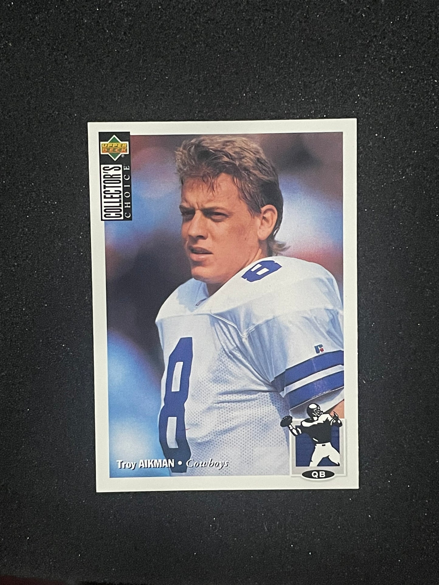 1994 Playoff Troy Aikman #25 Dallas Cowboys Insert – NFL Foil Card