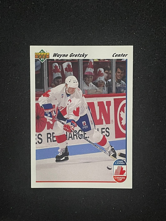 1991-92 Upper Deck Canada Cup #13 Wayne Gretzky – Team Canada Hockey Insert