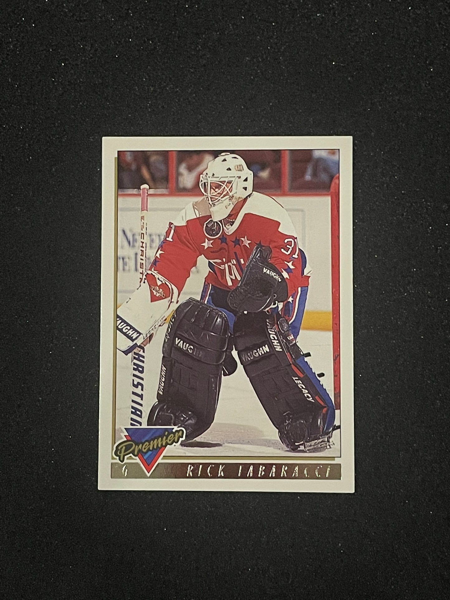 1993 Topps Premier Rick Tabaracci #239 | Washington Capitals