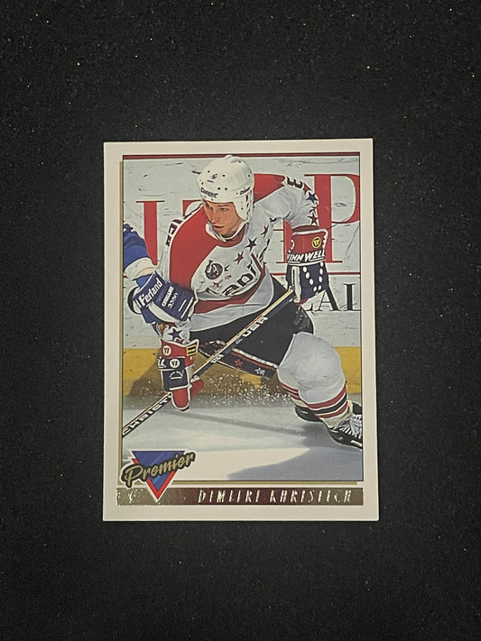 1993 Topps Premier Dimitri Khristich #210 | Washington Capitals