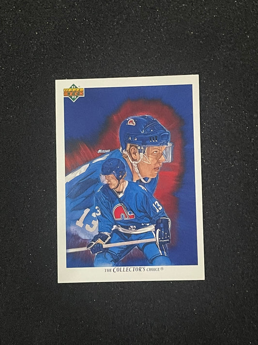 1991-92 Upper Deck Mats Sundin Collector’s Choice Art Card #93 | Quebec Nordiques
