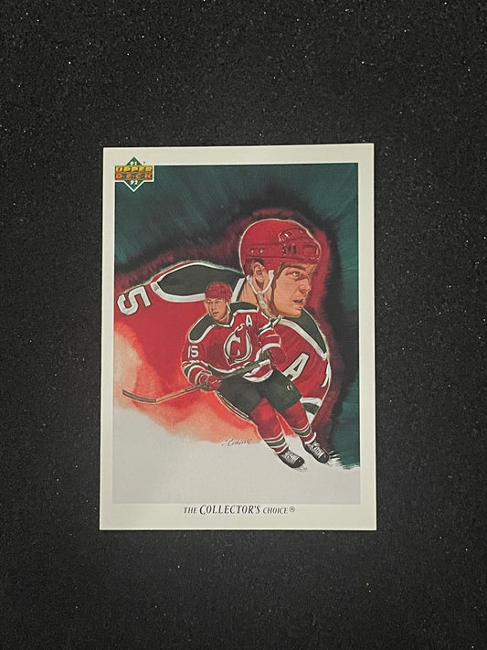 1991-92 Upper Deck John MacLean Collector’s Choice Art Card #88 | New Jersey Devils