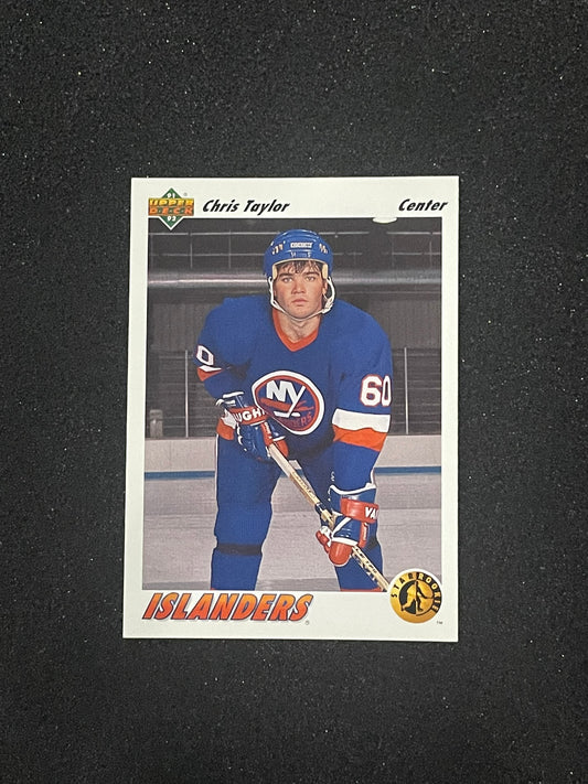 1991-92 Upper Deck Chris Taylor Star Rookie RC #454 | New York Islanders
