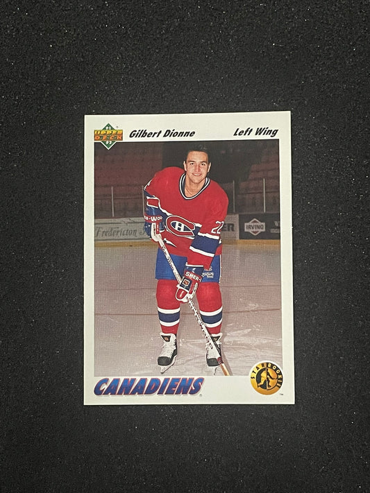 1991-92 Upper Deck Gilbert Dionne Star Rookie RC #448 | Montreal Canadiens