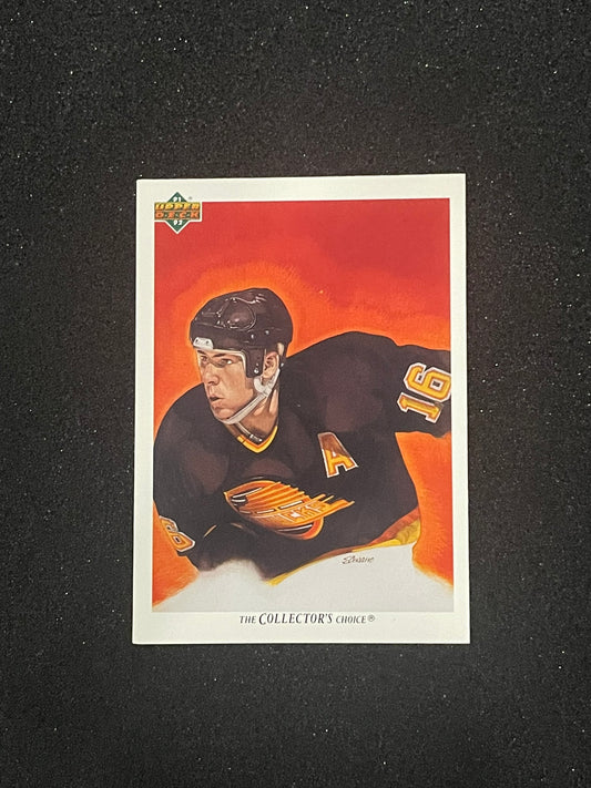 1991-92 Upper Deck Collector’s Choice Trevor Linden Art Card – Vancouver Canucks