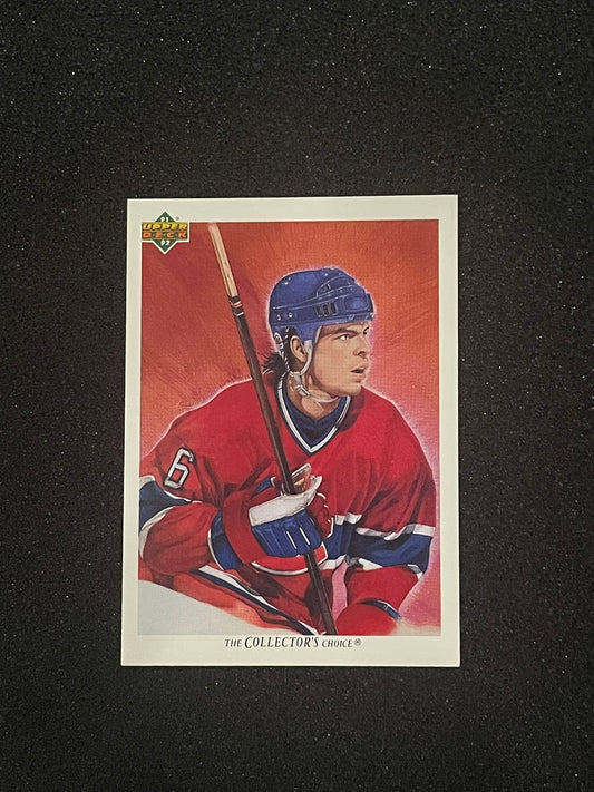 1991-92 Upper Deck Collector’s Choice Russ Courtnall Art Card – Montreal Canadiens