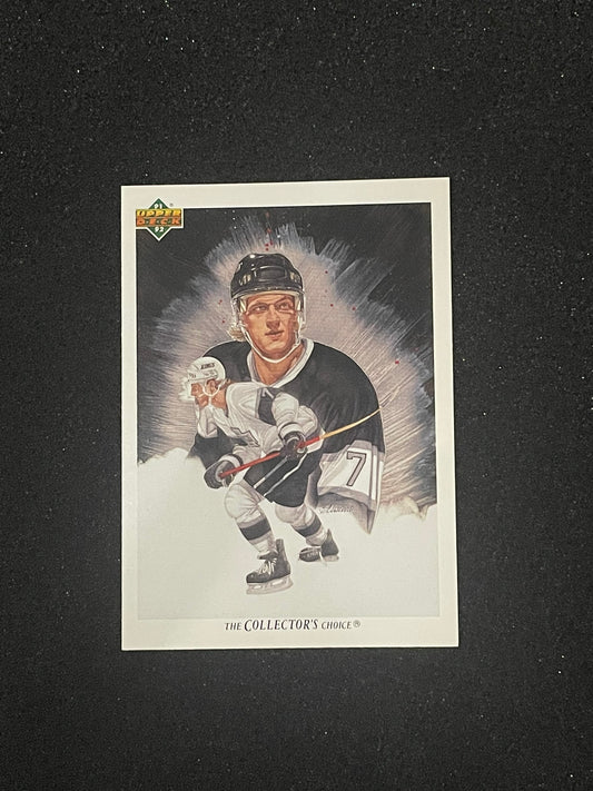 1991-92 Upper Deck The Collector’s Choice Dave Gagner Art Card – North Stars