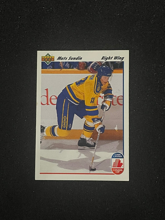 1991 Upper Deck Mats Sundin Canada Cup #31 Hockey Card – Team Sweden
